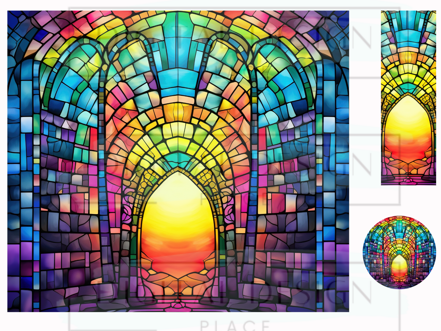 Stained Glass Window WrB87