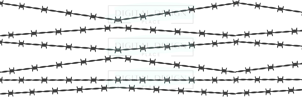 Barbed Wire Half Wrap WraW96