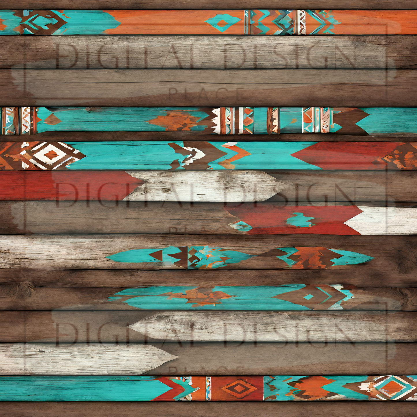 Western Aztec Shiplap VinylV1108