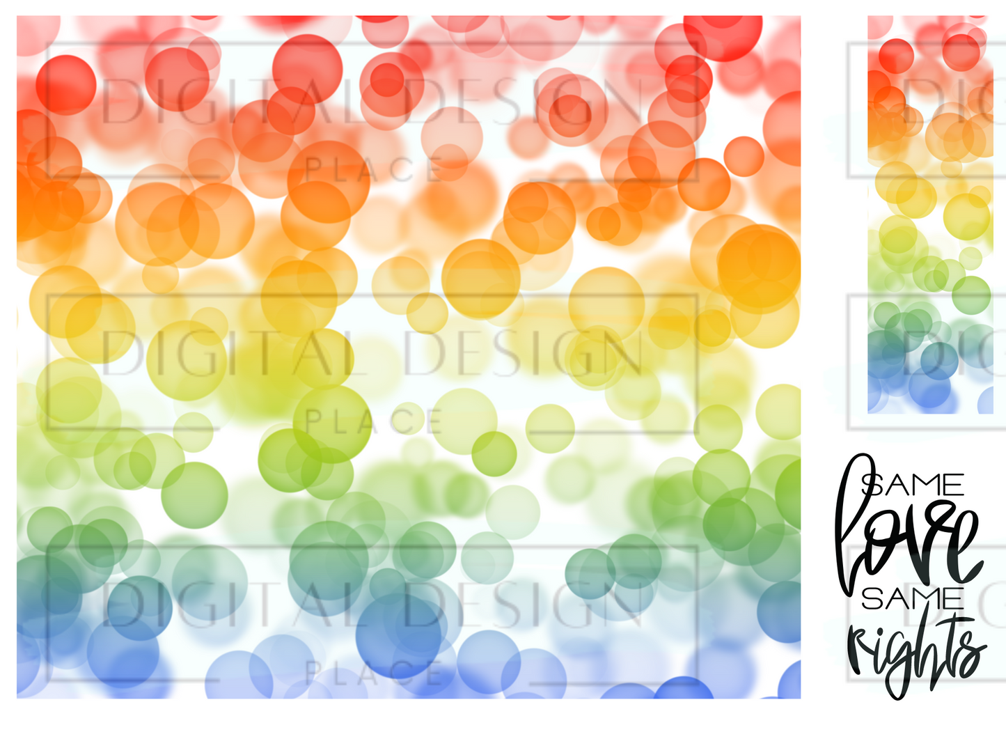 Rainbow Bubbles WrB23