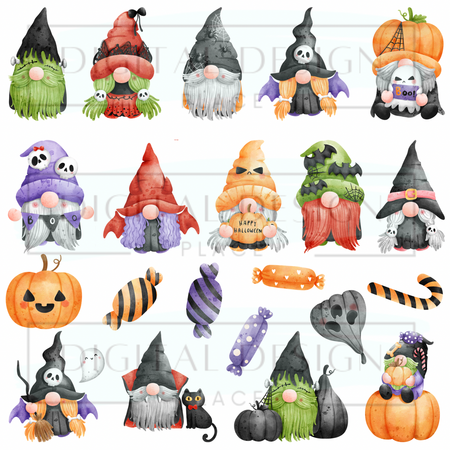 Halloween Gnomes ELEE203