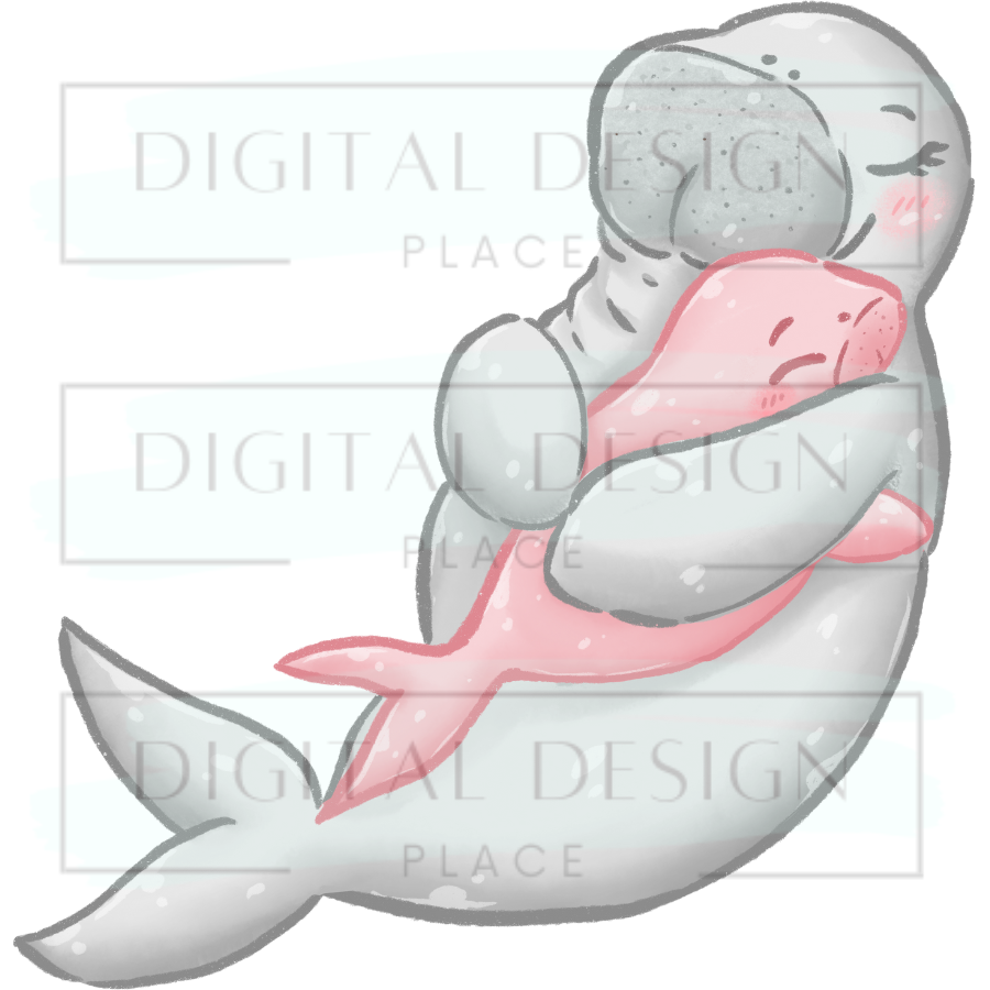 Manatee Mommy ANIA36