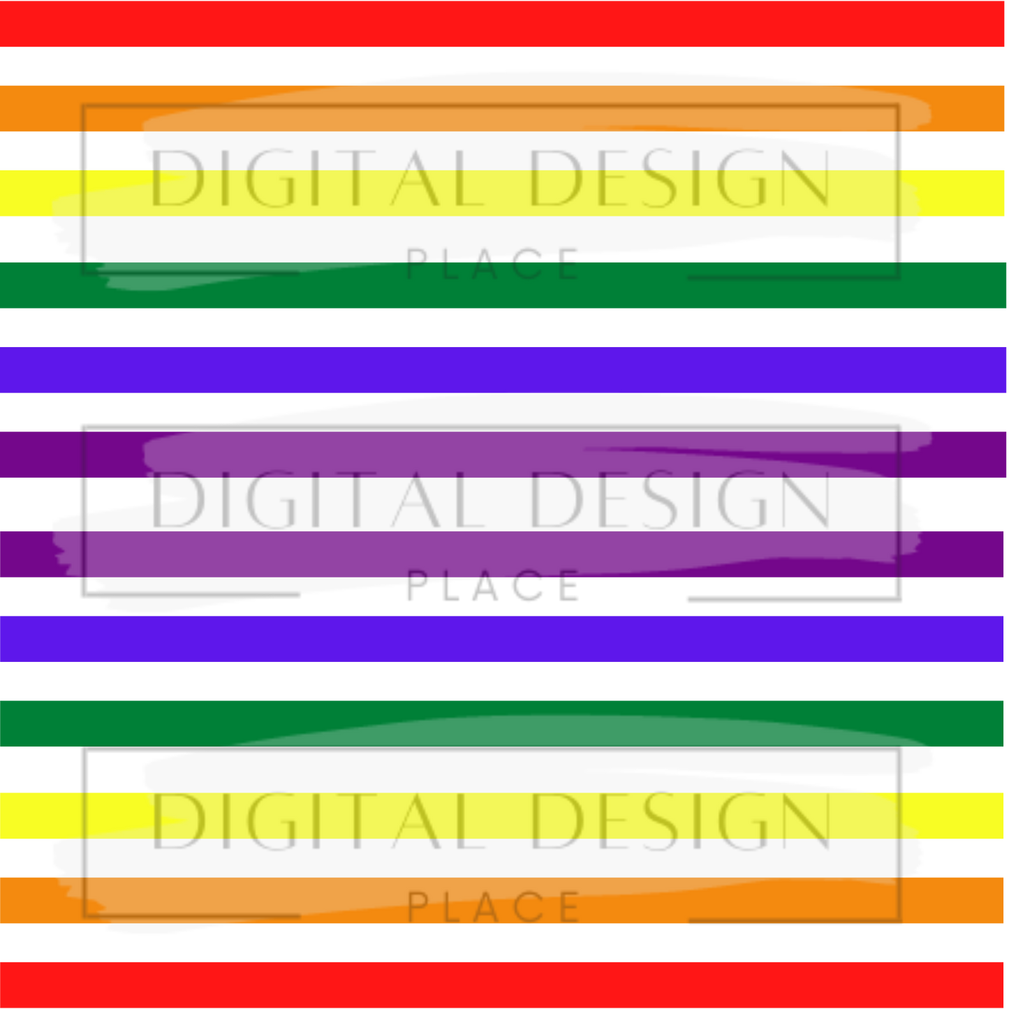 Rainbow Stripe VinylV41