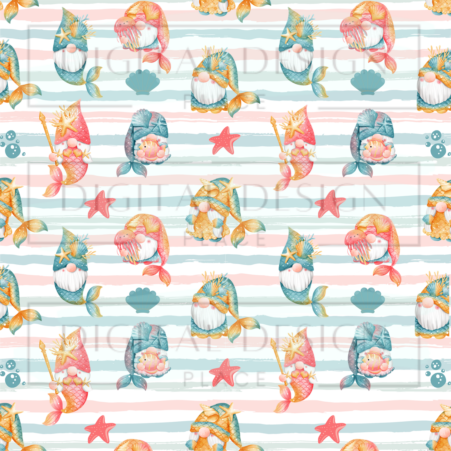 Mermaid Gnomes VinylV129