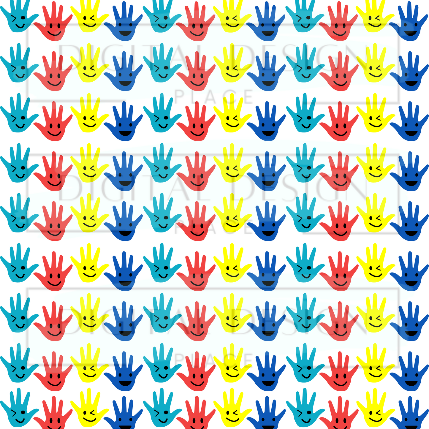 Smiley Hands VinylV136