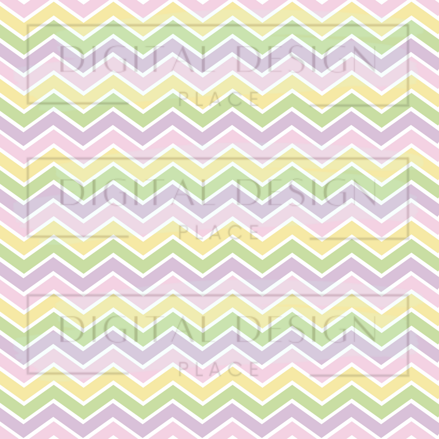 Spring Chevron VinylV139