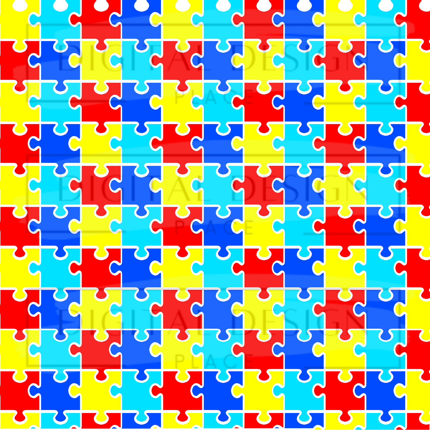 Full Puzzle Pieces VinylV182