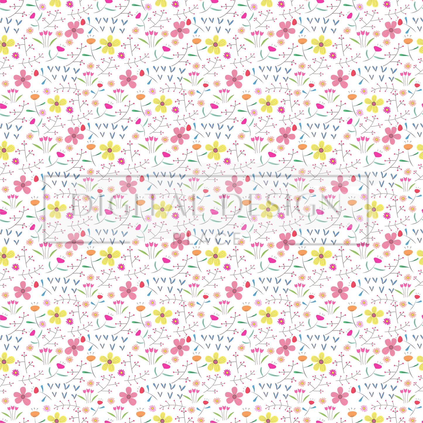 Spring Floral VinylV44