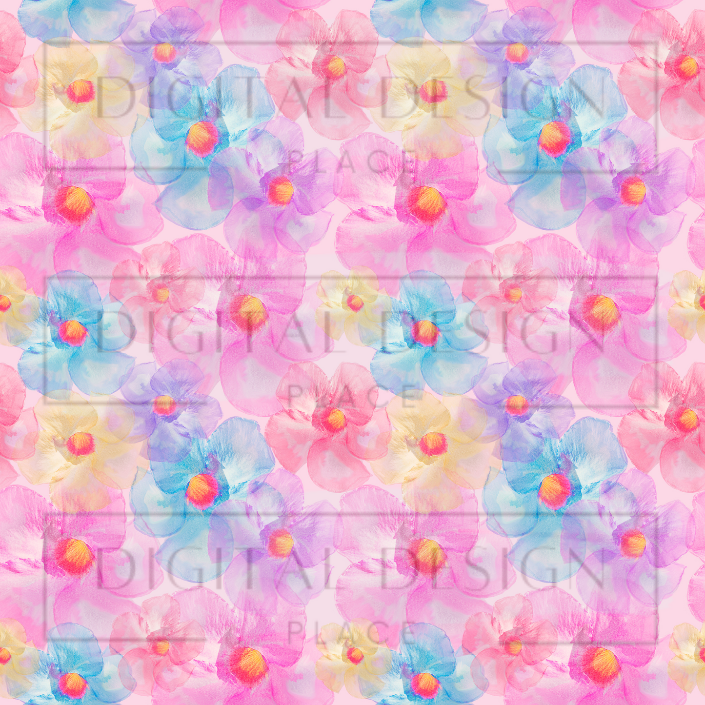 Watercolor Cosmos VinylV317