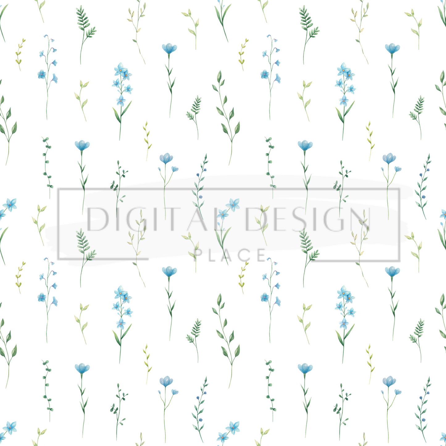 Blue Wildflower VinylV6