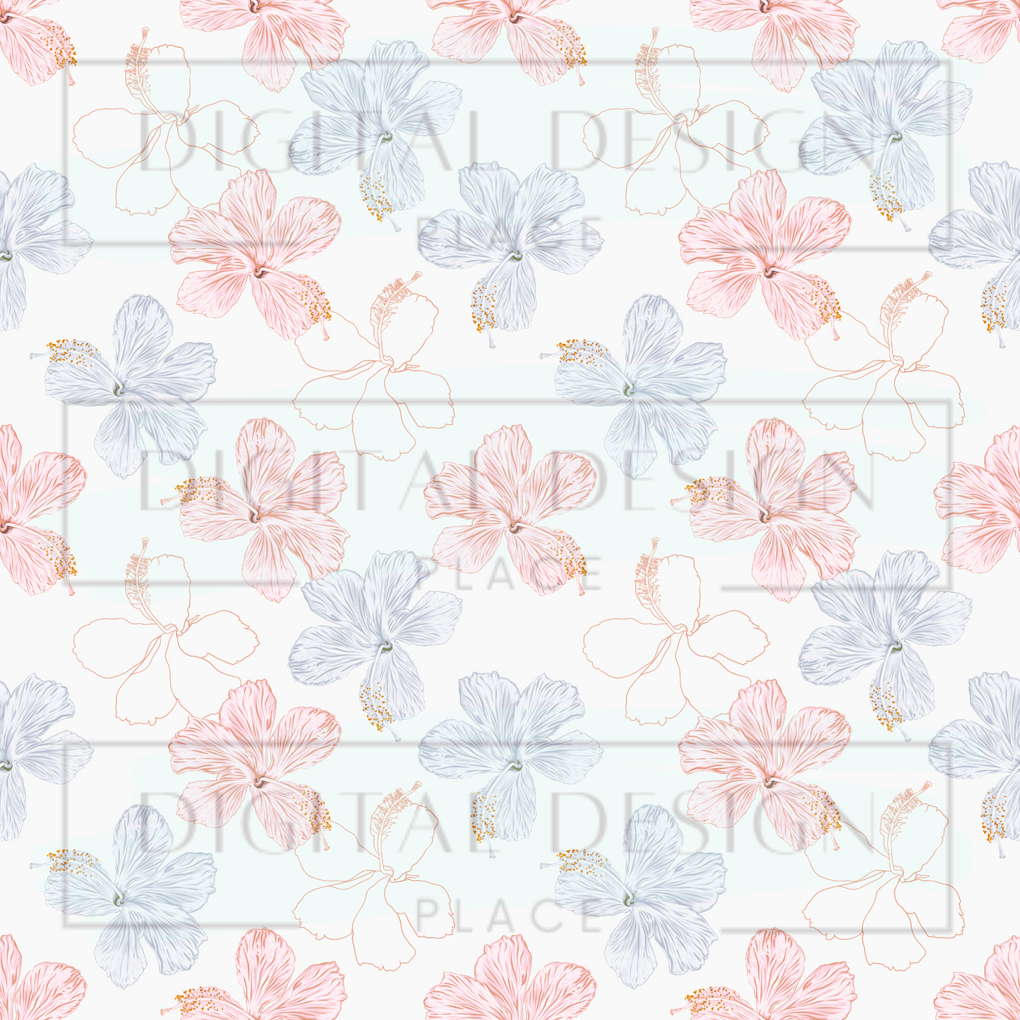 Hibiscus Dainty VinylV312