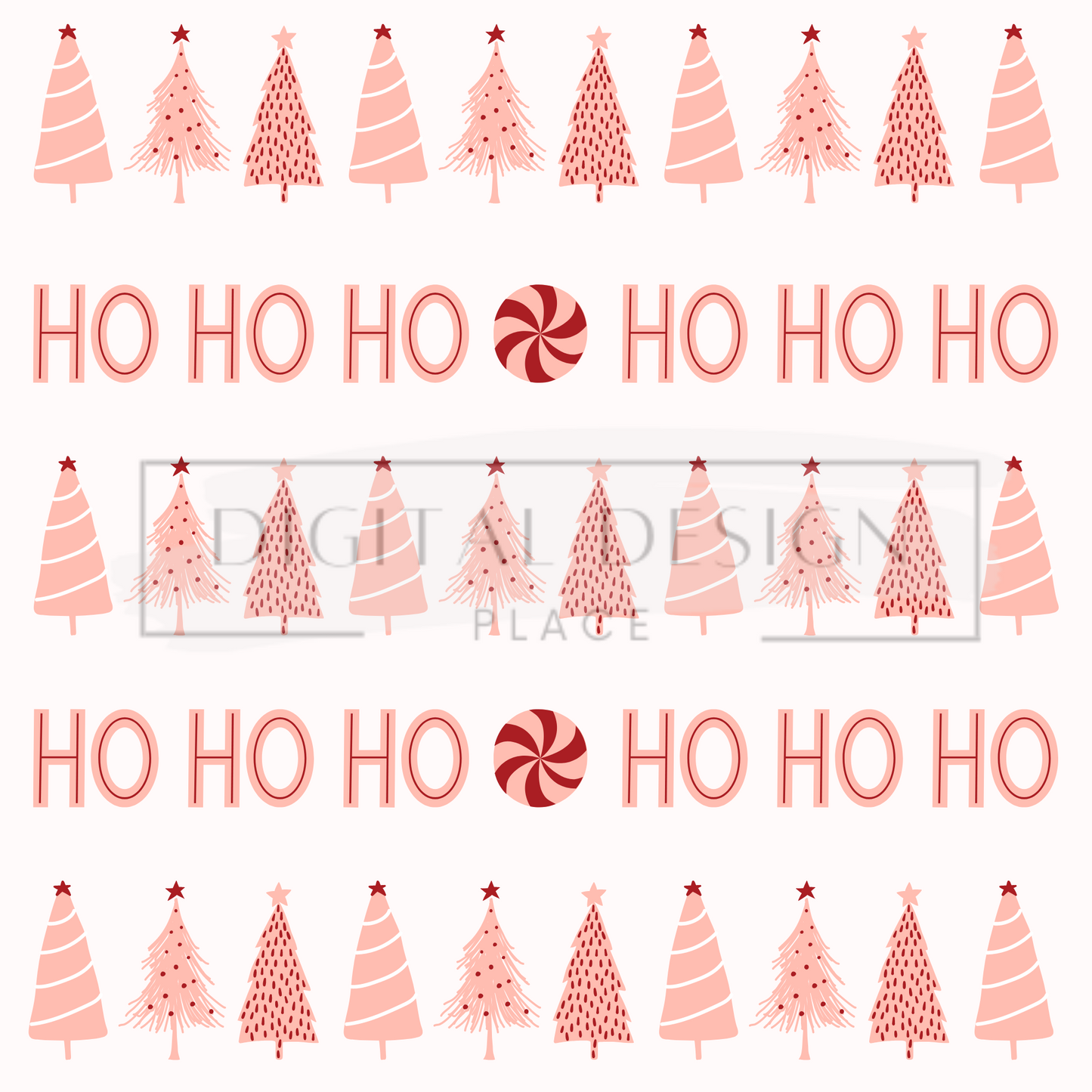 Pink Christmas Vinyl Sheet