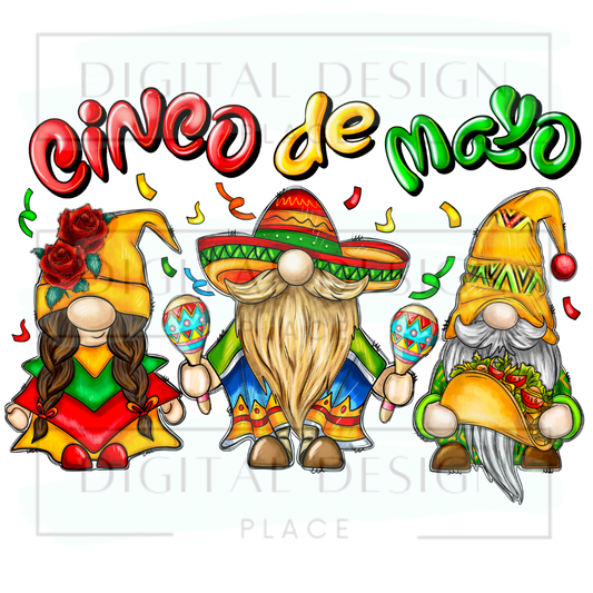 Cinco De Mayo Gnomes CDMM10