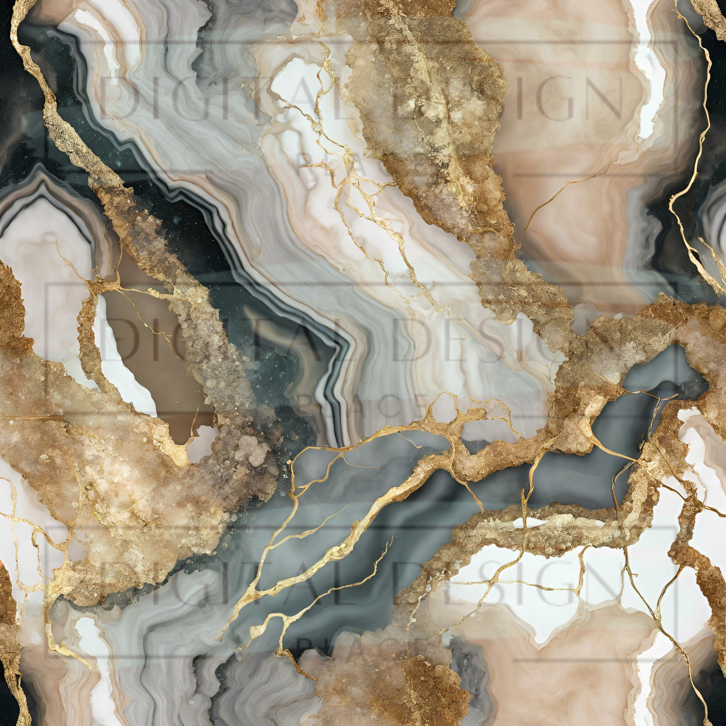 Monotone Drusy Geode 2 VinylV1200