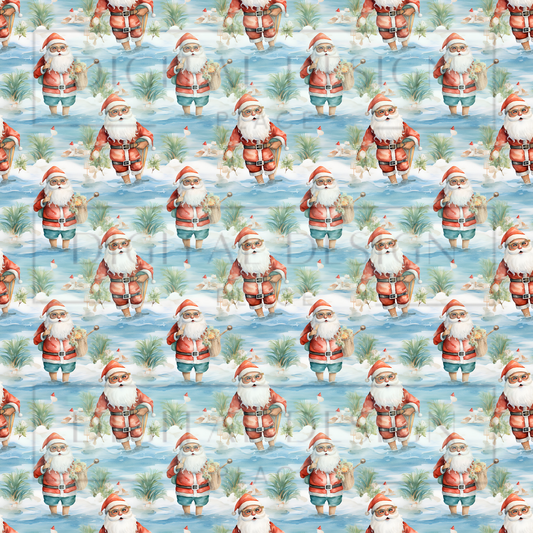 Santa Fisherman VinylV1534