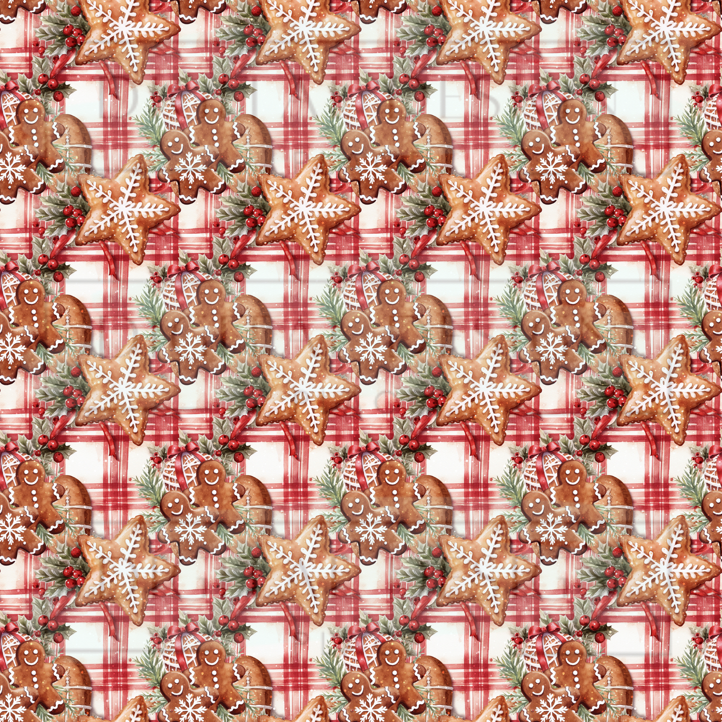 Peppermint Plaid VinylV1548