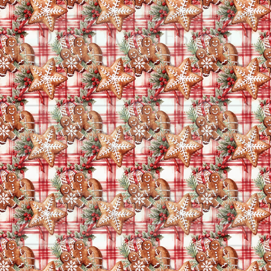 Peppermint Plaid VinylV1548