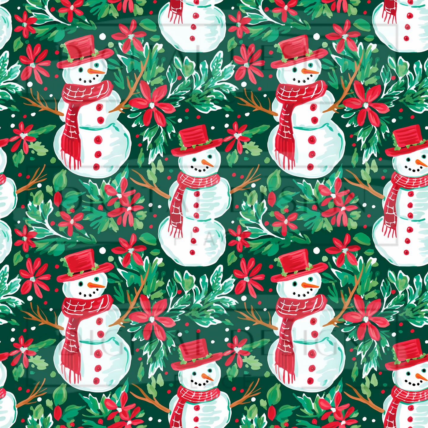 Preppy Snowmen VinylV1557