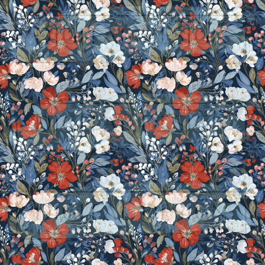 Americana Floral VinylV2919