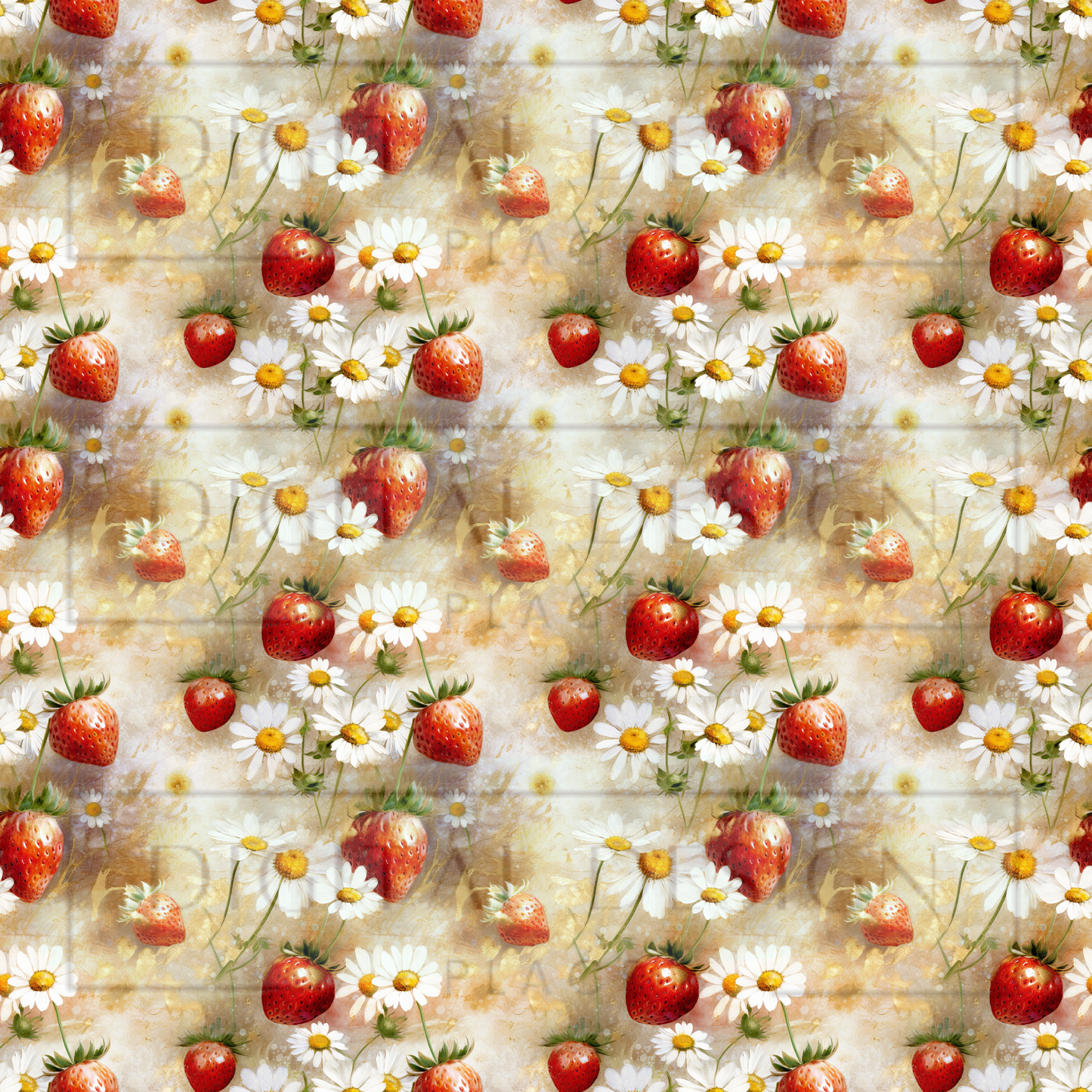 Strawberry Chamomile VinylV1201