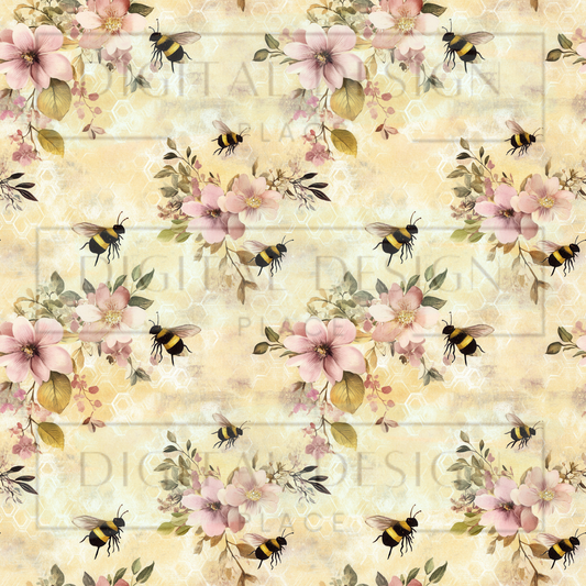 Beehive Blossoms VinylV2652