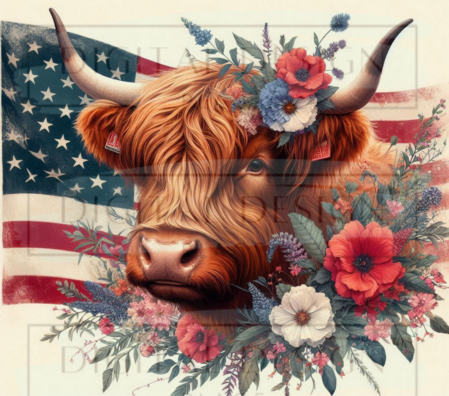 4th of July Cow TWYT232