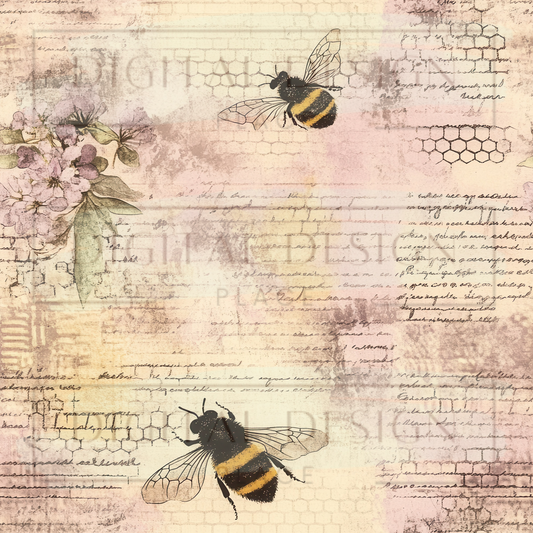 Beehive Blossoms VinylV2650