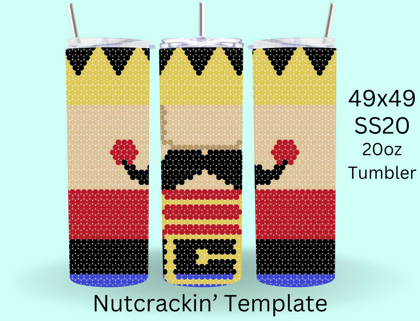 Nutcrackin Rhinestone Template RTSTO1