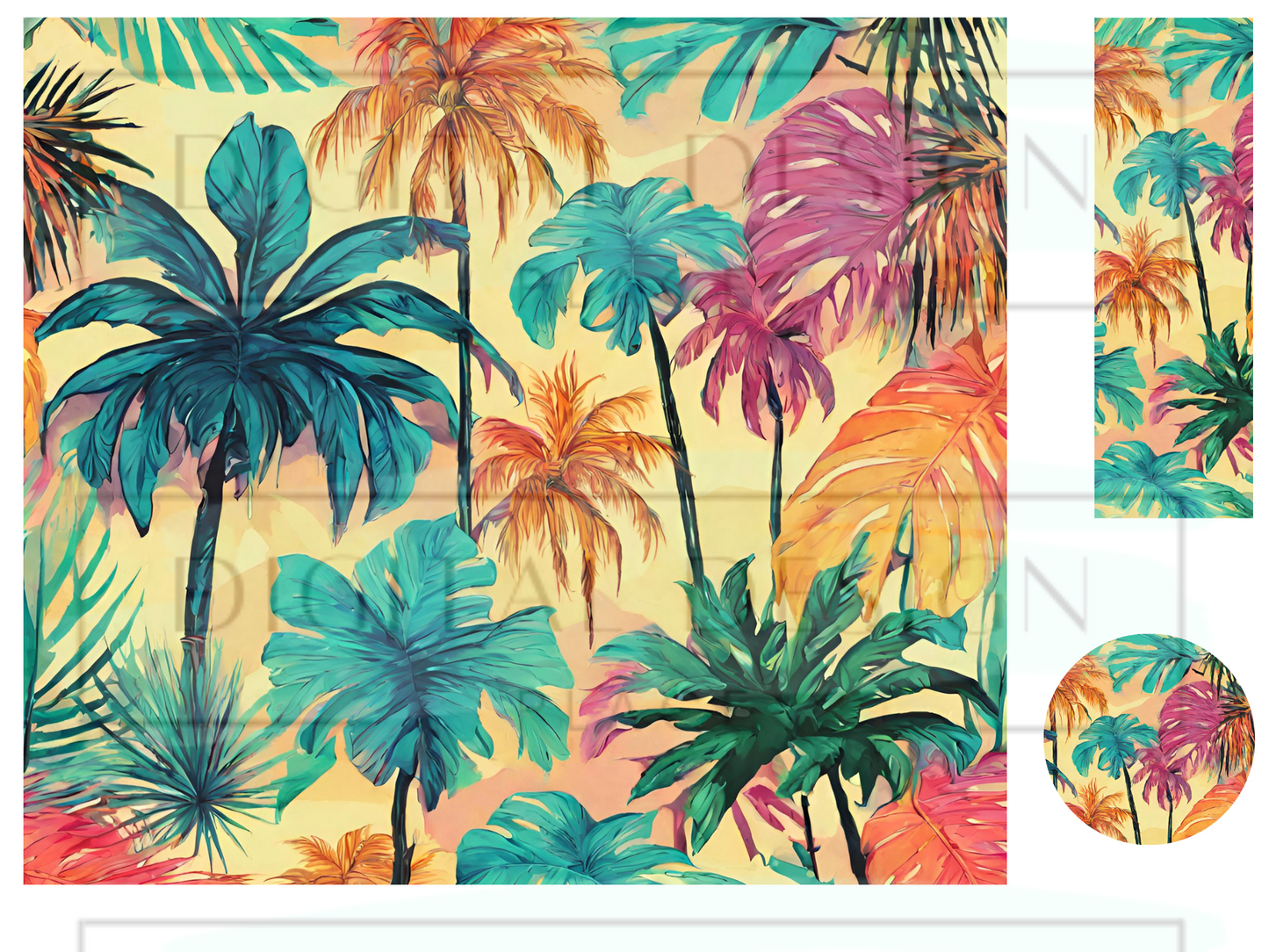 Palm Tree Sunsets WrB270