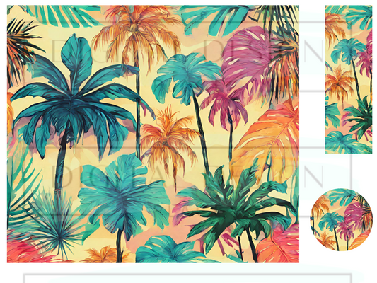 Palm Tree Sunsets WrB270