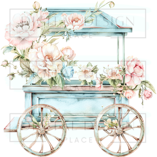 Spring Flower Cart PJP95