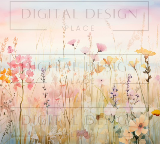 Watercolor Wildflowers TWYT256