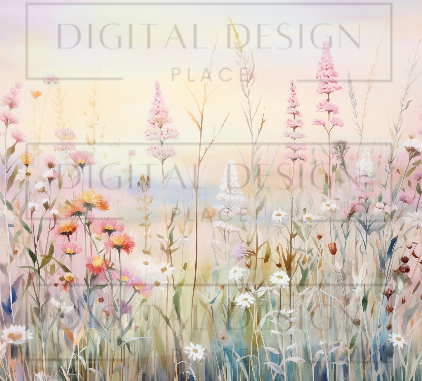 Watercolor Wildflowers TWYT252