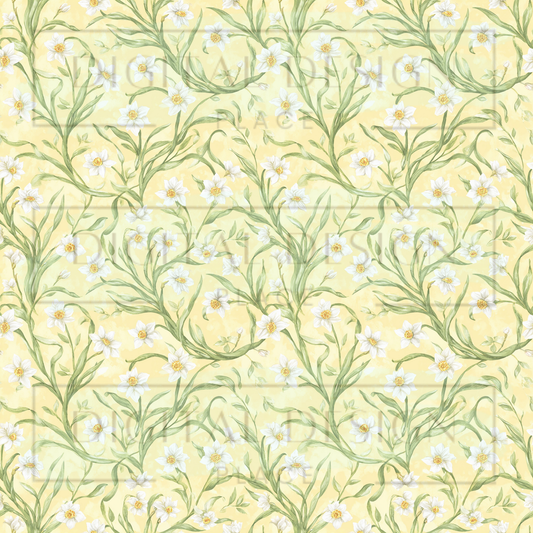 Lemon Flowers VinylV2881