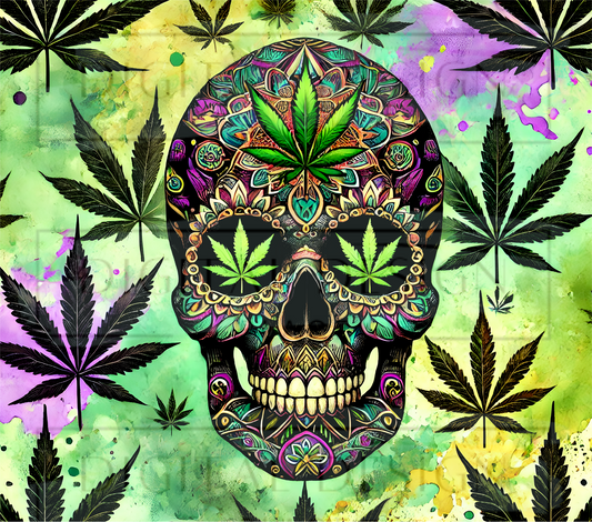 Skull Plant Tie Dye TWYT207