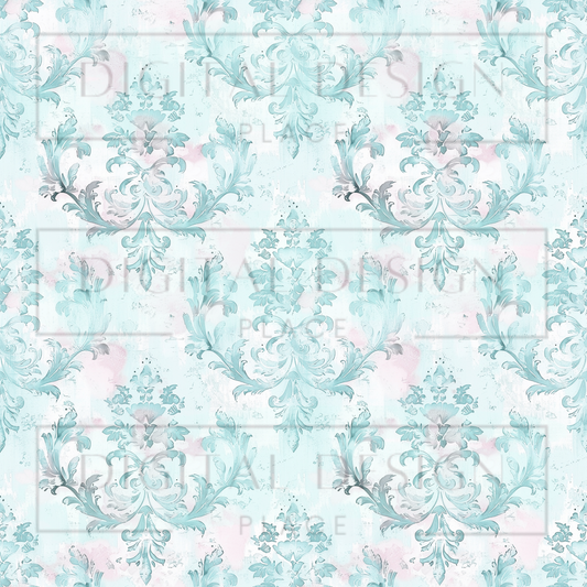 Chic Spring Damask VinylV1223
