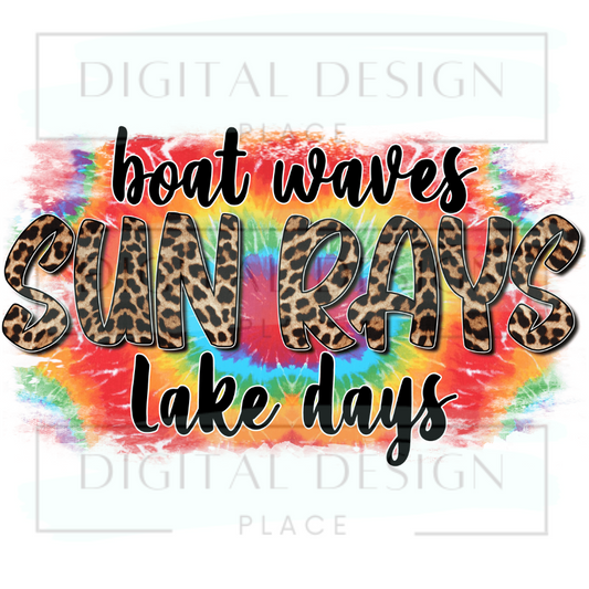 Boat Waves, Sun Rays, Lake Days SUMS83