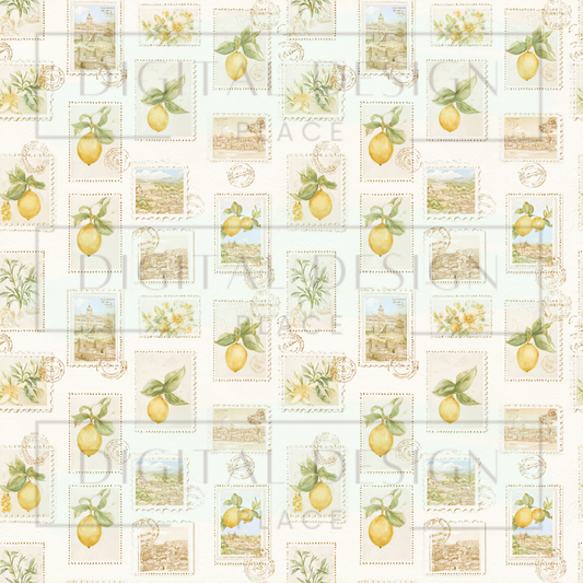 Lemon Stamps VinylV2887