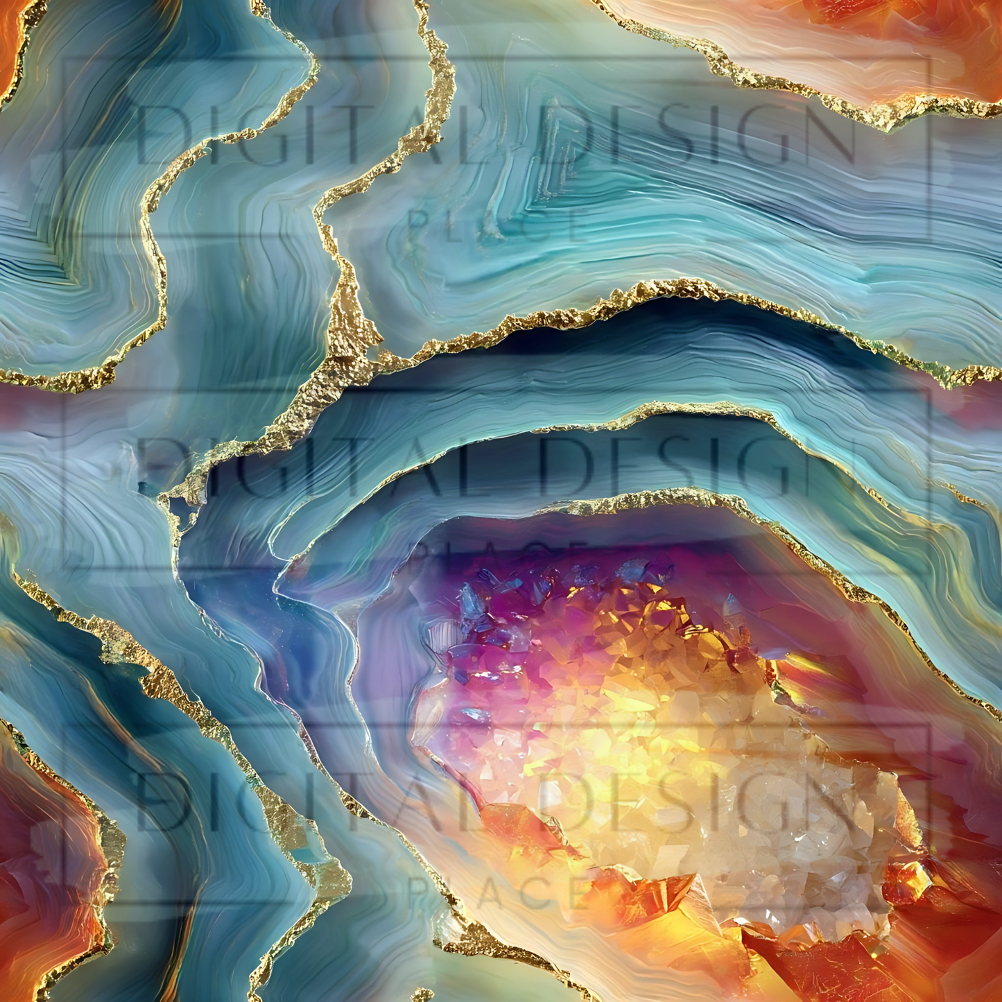 Druzy Geode VinylV2714