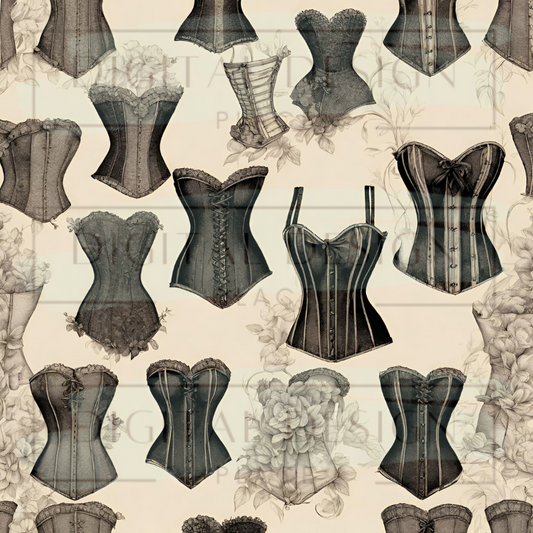 Vintage Corsets 4 VinylV1219