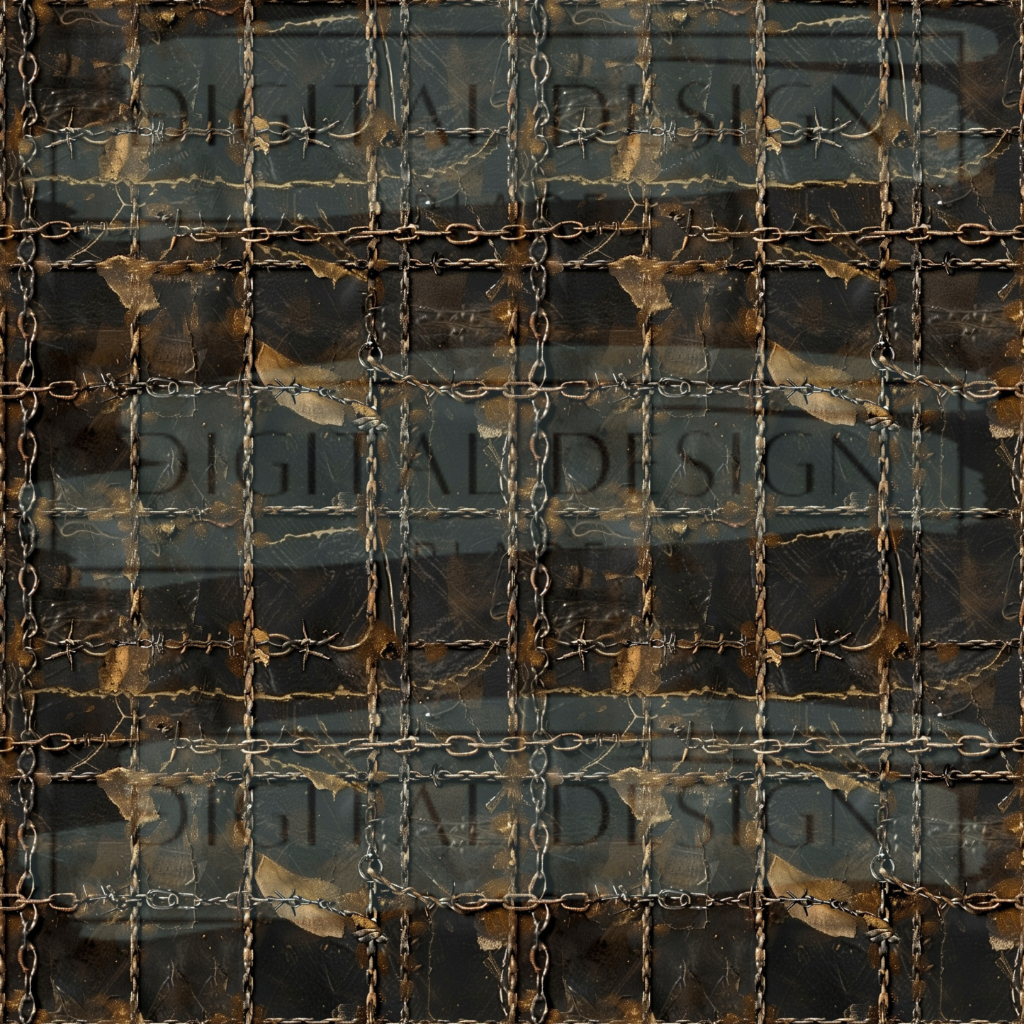 Leather and Barbed Roses VinylV2785