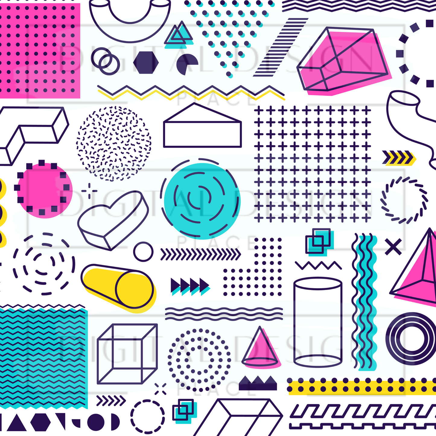 80's Doodles VinylV1300