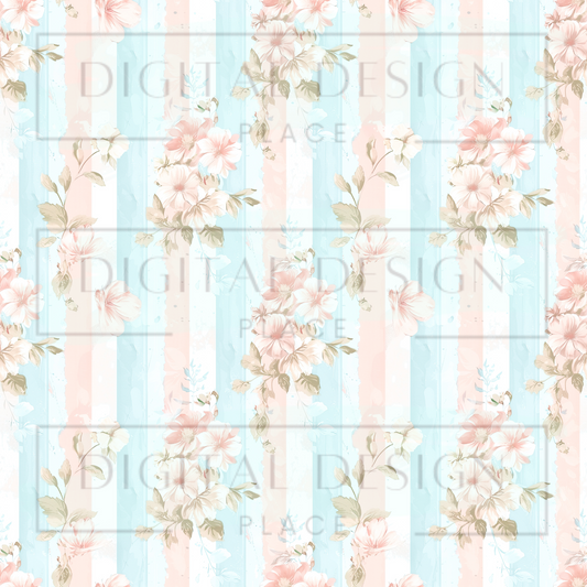 Chic Spring Florals 2 VinylV1225