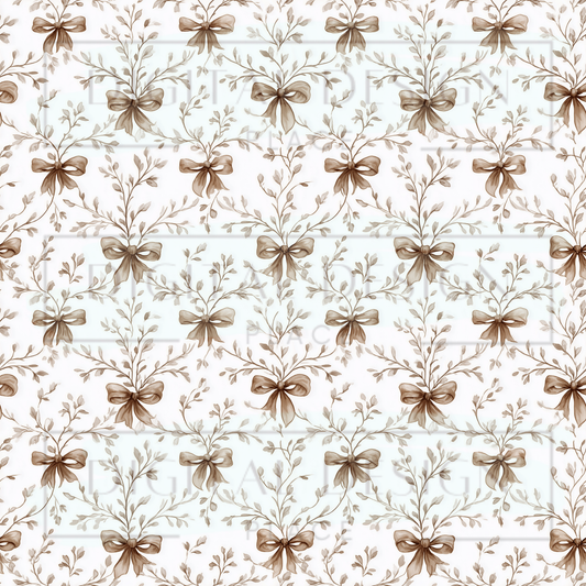 Brown Bows VinylV2819
