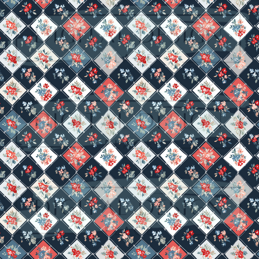 Americana Floral VinylV2922