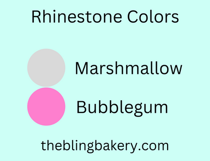 Strawberry Cowie Rhinestone Template RTSTO8