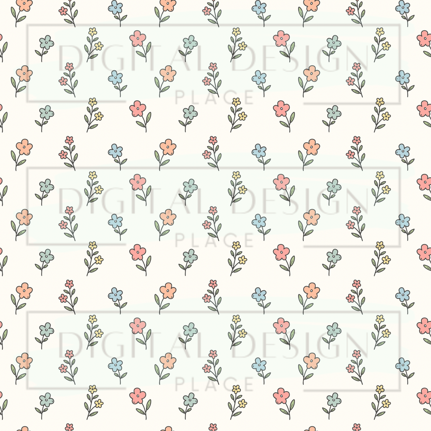 Silly Goose Florals VinylV2831