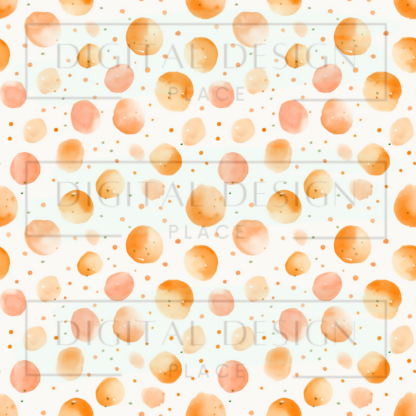 Peach Pit Dots VinylV1293