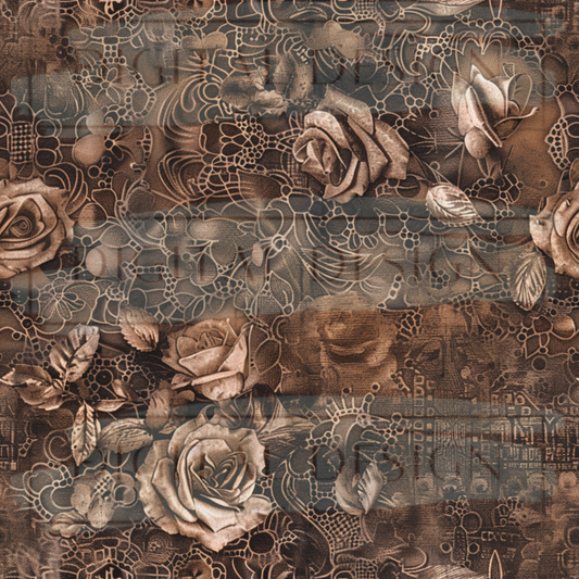 Leather and Barbed Roses VinylV2788