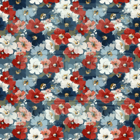 Americana Floral VinylV2918